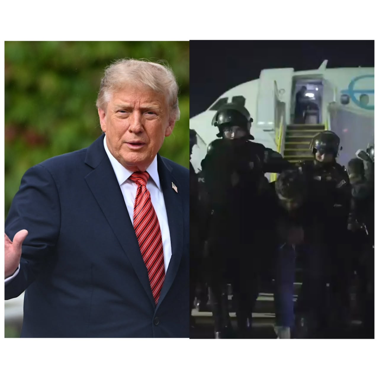 President Trump shares chilling videos of convicts being sent to El Salvador’s mega-prison